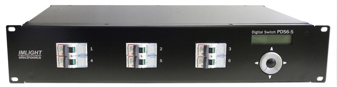 Imlight PDS 6-5 (RDM) блок управления нерегулируемыми цепями, 6 каналов по 25А