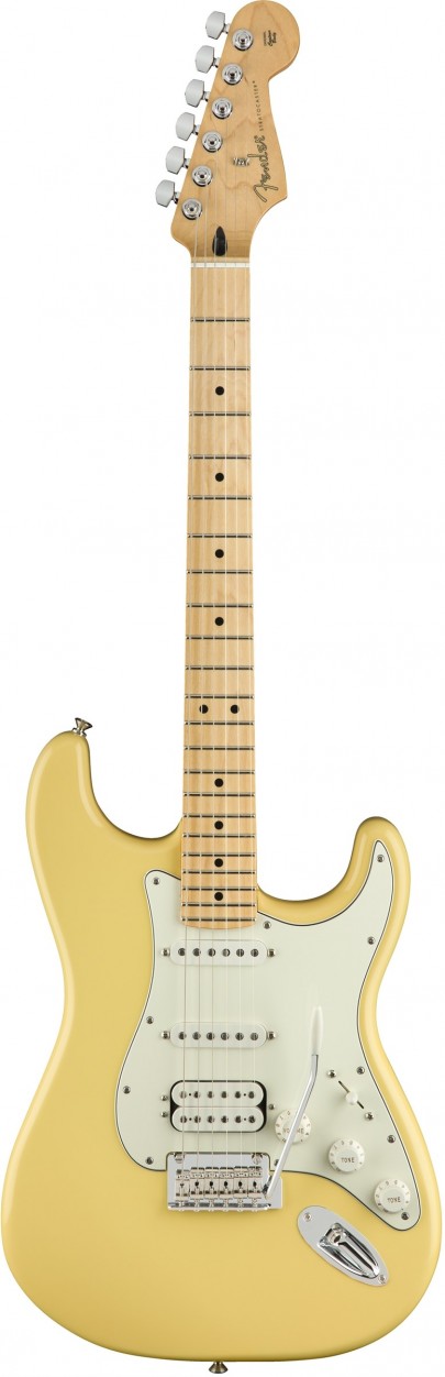 Fender Player Strat HSS MN BCR электрогитара, цвет желтый