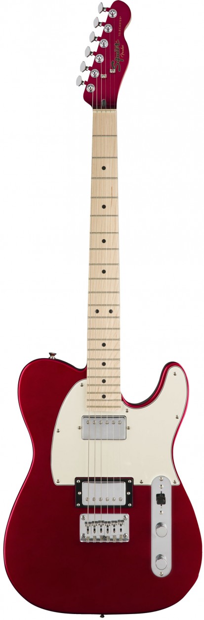 Fender Squier Contemporary Telecaster HH, Maple Fingerboard, Dark Metallic Red электрогитара, цвет темно-красный