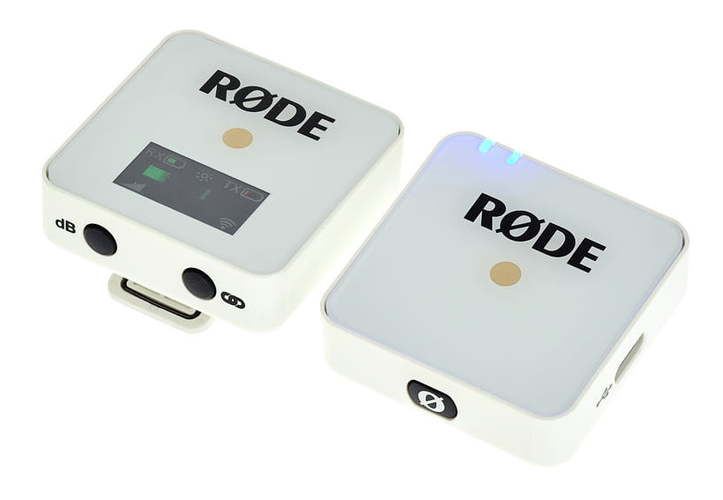 Rode Wireless GO White  ультракомпактная накамерная беcпроводная система, цвет белый