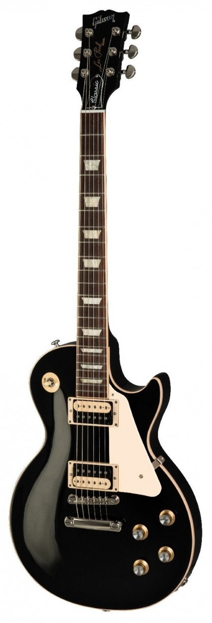 Gibson 2019 Les Paul Classic Ebony электрогитара Les Paul, цвет черный, с кейсом
