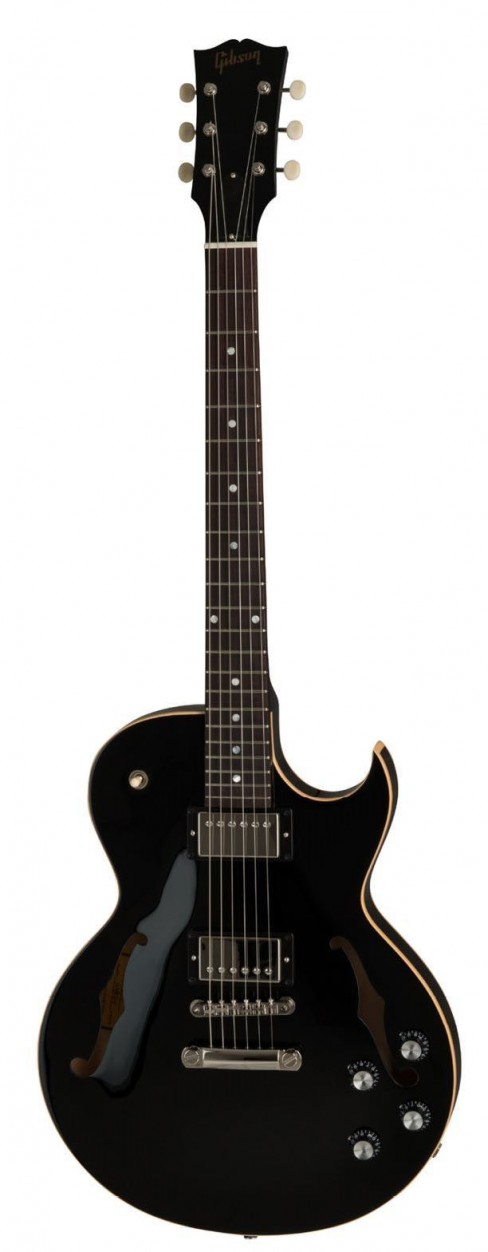Gibson 2019 ES-235 Gloss Ebony полуакустическая электрогитара, цвет черный, в комплекте чехол