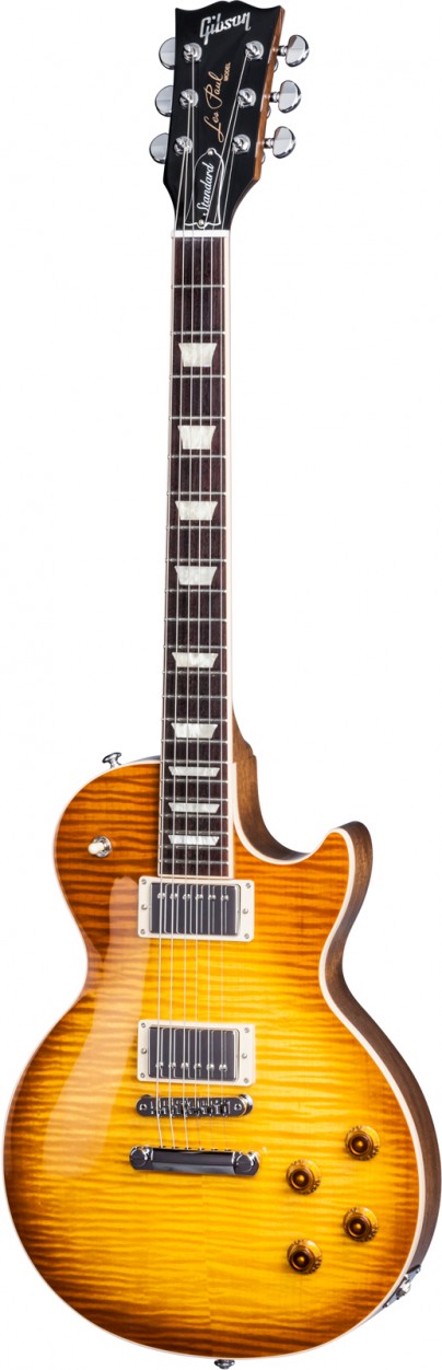 Gibson Les Paul Standard T 2017 Honey Burst электрогитара, цвет медовый санбёрст, жесткий кейс в комплекте