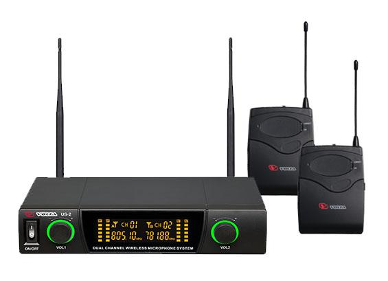 Volta US-2H микрофонная радиосистема с двумя головными микрофонами UHF диапазона с фиксированной частотой