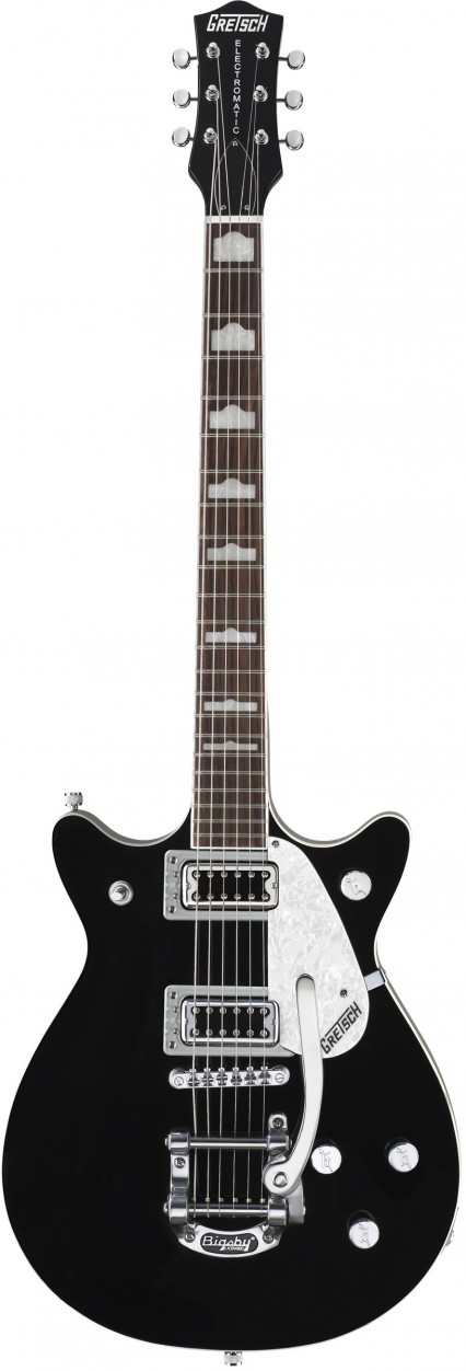 Gretsch G5445T Double Jet™ with Bigsby® Rosewood Fingerboard, Black электрогитара, серия Electromatic Collection, цвет черный