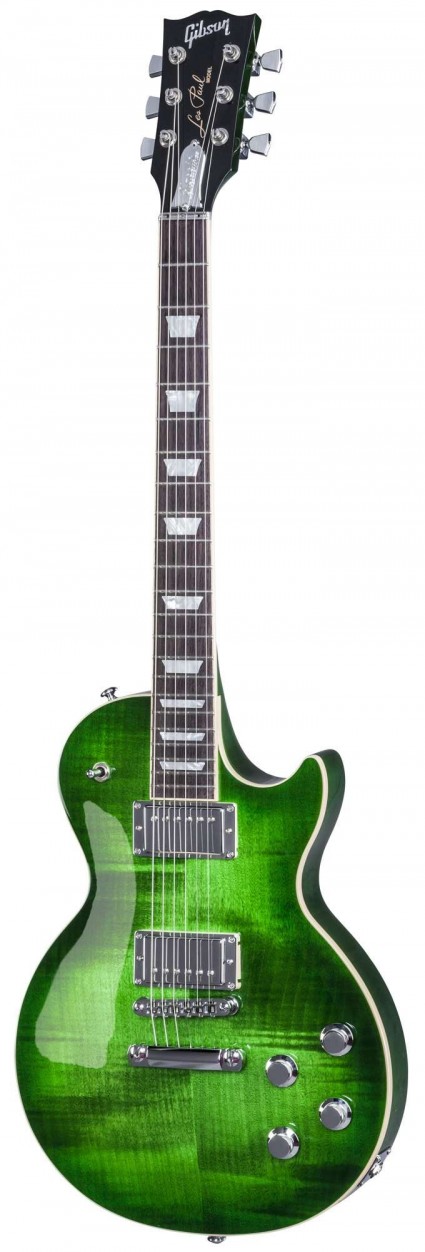 Gibson Les Paul Classic T 2017 Green Ocean Burst электрогитара, цвет зелёный, жесткий кейс в комплекте