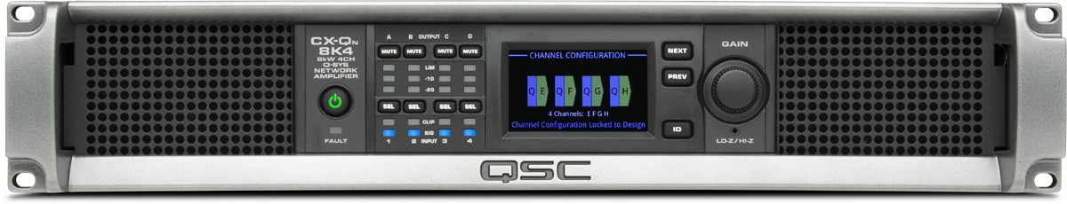 QSC CX-Qn 8K4  усилитель 4 х 2000Вт Q-SYS