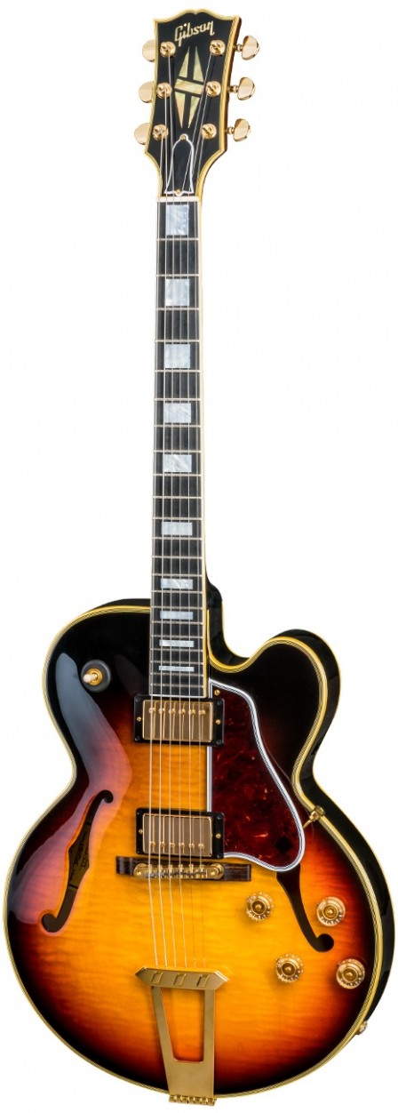Gibson 2018 Memphis ES-275 Custom Sunset Burst электрогитара полуакустическая с кейсом, цвет санберст