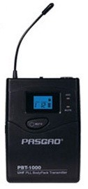 Pasgao PBT1000 поясной передатчик для радиосистем PAW1000,2000,4000