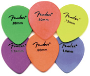 Fender 347 медиаторы (упакованы по 72 шт)