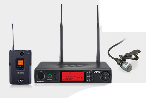 JTS RU-8011DB/RU-850LTB+CM-501 (650-686) радиосистема: UHF-ресивер одноканальный + UHF-передатчик пояcной
