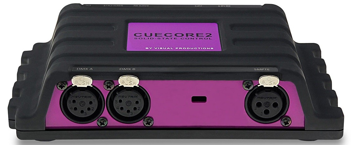 Visual Productions CueCore2 процессор 2 х 512 DMX порта совместимость с программным обеспечением Cuelux