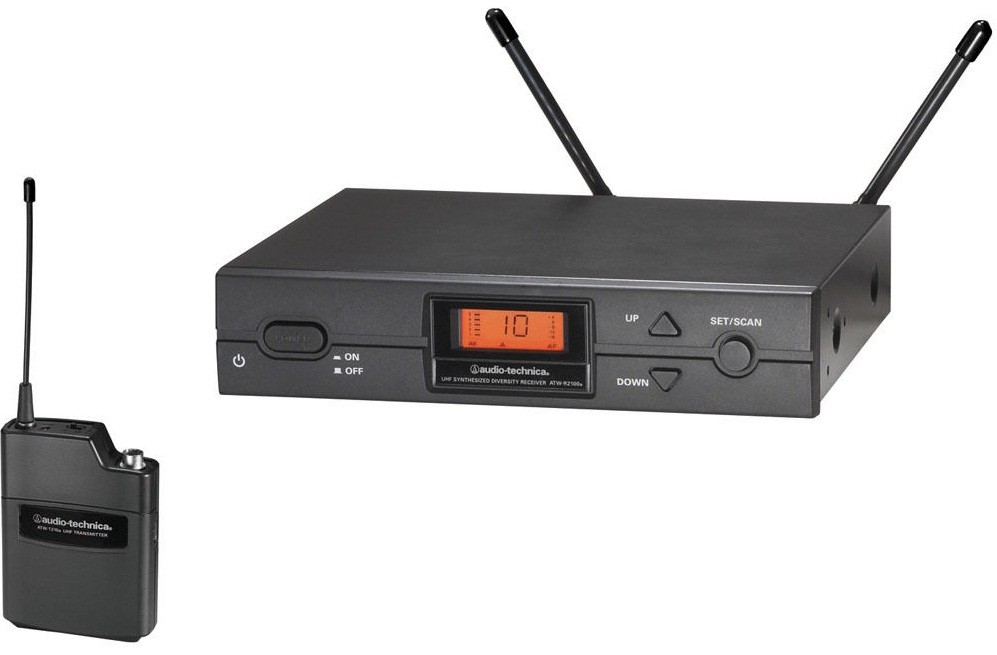 Audio-Technica ATW2110a радиосистема UHF с напоясным передатчиком без микрофона