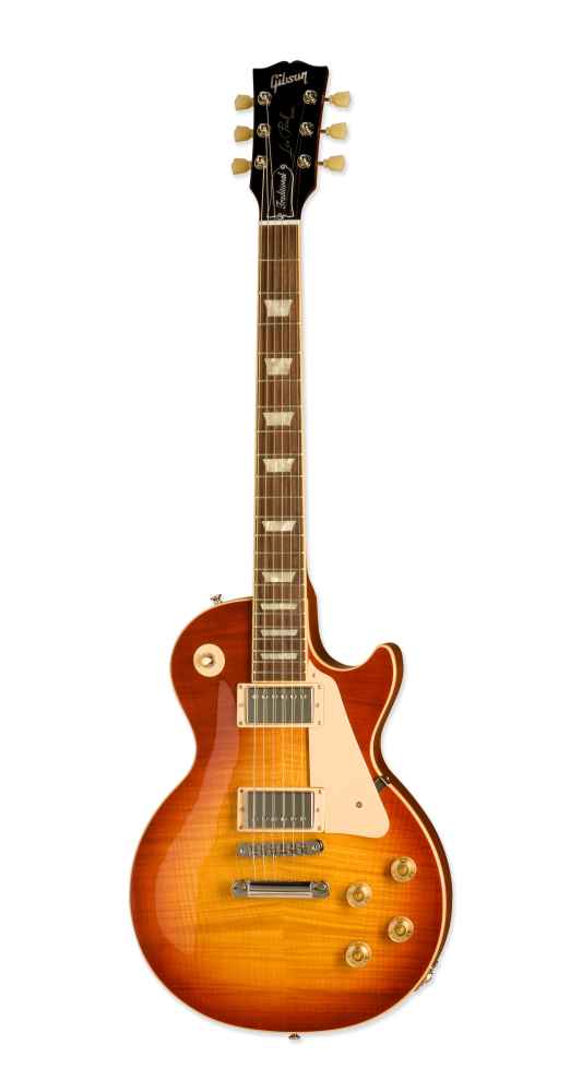 Gibson Les Paul Standard Traditional Heritage Cherry Sunburst Chrome Hardware электрогитара с кейсом