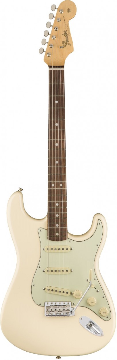 Fender American Original '60s Stratocaster®, Rosewood Fingerboard, Olympic White электрогитара с кейсом, цвет белый