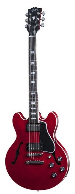 Gibson 2016 Memphis ES-339 Satin Cherry полуакустическая электрогитара с кейсом, цвет вишневый матовый
