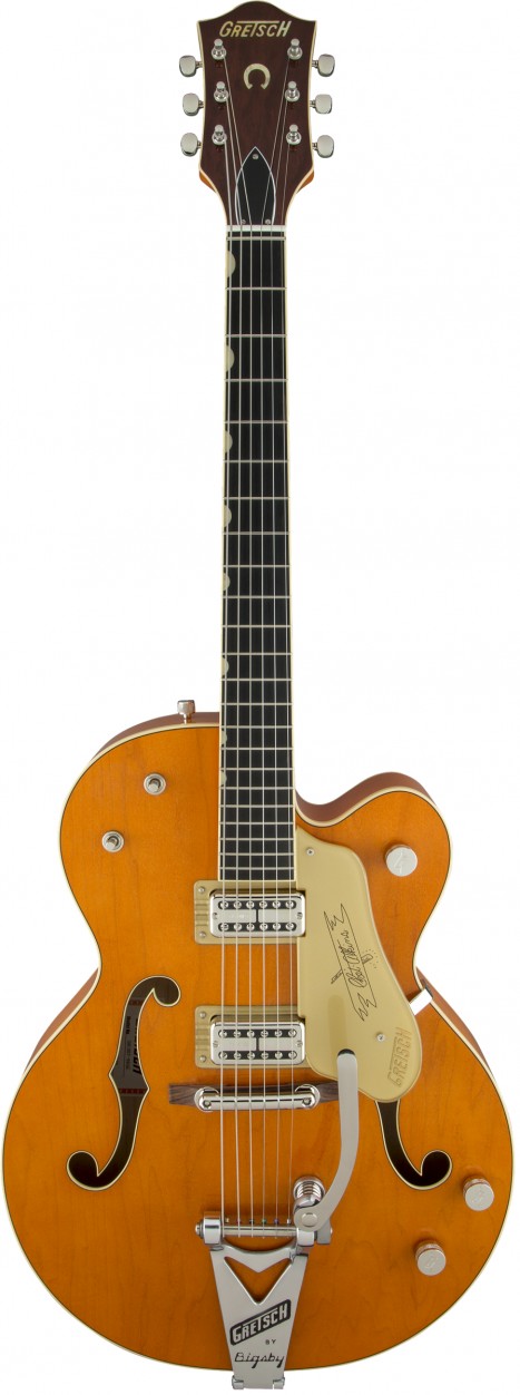 Gretsch G6120T-59 Vintage Select Edition '59 Chet Atkins, Bigsby, TVJones, Vintage Orange Stain Lacquer электрогитара