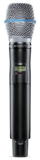 Shure ADX2/B87C G56 цифровой ручной передатчик с капсюлем Beta 87C, цвет черный
