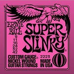 Ernie Ball 2223 струны для электрогитары Super Slinky pink 9-42, никель