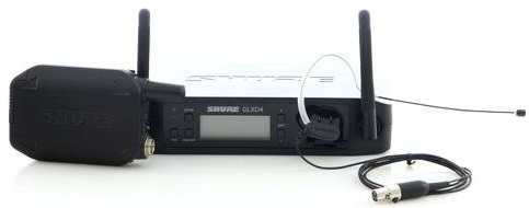 Shure GLXD14E/93 Z2 цифровая радиосистема с бодипаком и петличным микрофоном WL93, 2404-2478 МГц