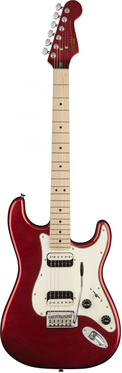 Fender Squier Contemporary Stratocaster HH, Maple Fingerboard, Dark Metallic Red электрогитара, цвет красный