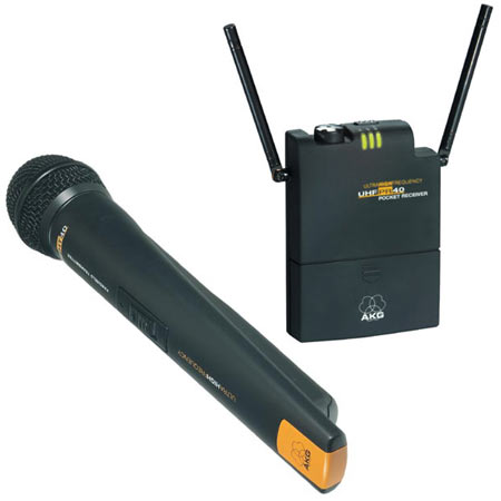 AKG PR40 Diversity +HT40 накамерная радиосистема с ручным р / микрофоном D880