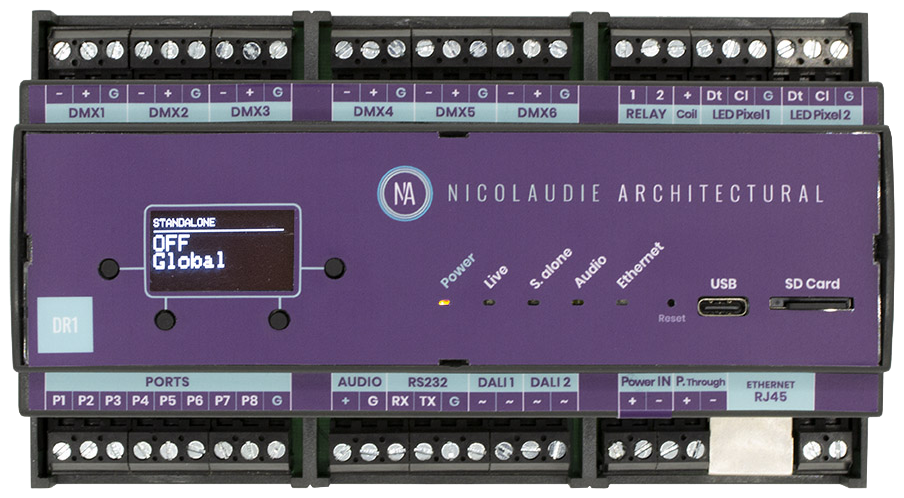 Nicolaudie Dina-DR1 Lite сокращенная версия контроллера DINA-DR1