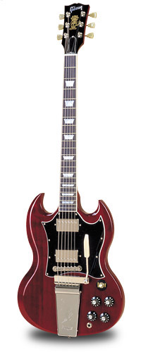 Gibson SG ANGUS YOUNG AGED CHERRY NKL HDWE электрогитара с кейсом