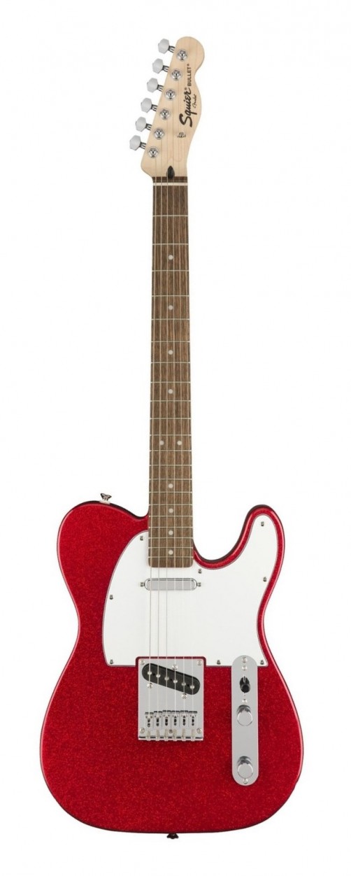 Fender Squier FSR Bullet Tele® Laurel Fingerboard Red Sparkle электрогитара, специальный выпуск, цвет красный металлик