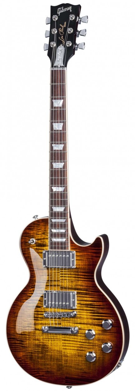 Gibson Les Paul Standard HP 2017 Bourbon Burst электрогитара, цвет бурбон бёрст, жесткий кейс в комплекте
