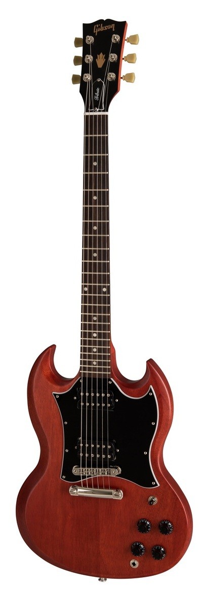 Gibson 2019 SG Standard Tribute Vintage Cherry Satin электрогитара, цвет вишневый в комплекте кейс