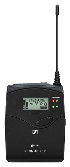 Sennheiser EK 100 G4-G портативный накамерный приемник, 566 - 608 МГц