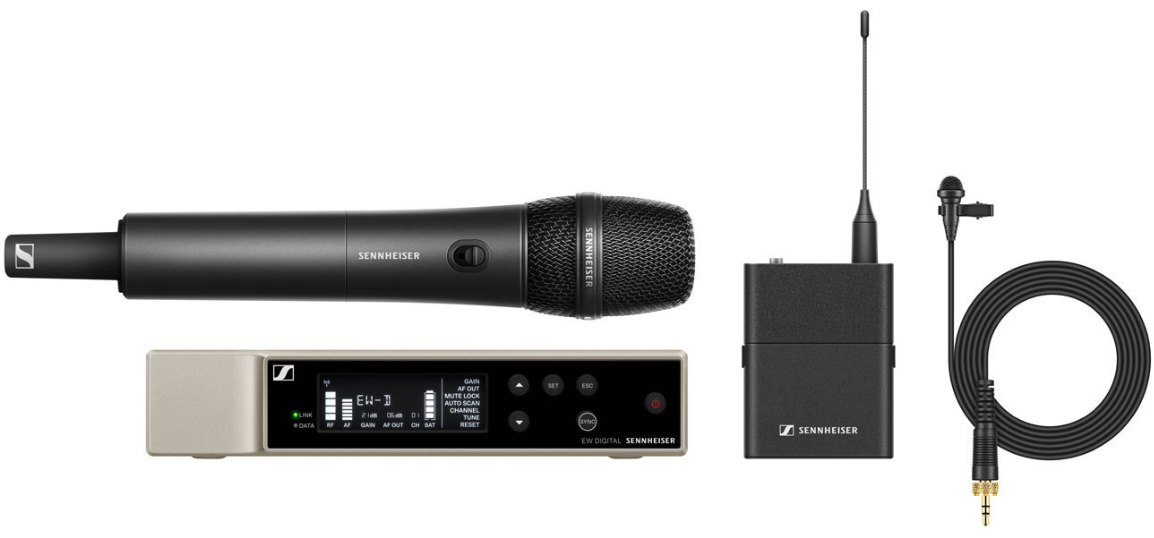 Sennheiser EW-D ME2/835-S Set (Q1-6) комбо система с петличным и ручным микрофонами 470.2-526 МГц