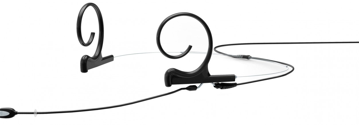 DPA 4188-DL-F-B00-MH микрофон с креплением на два уха, длина 100 мм, черный