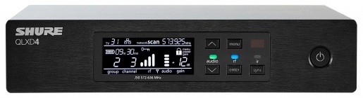 Shure QLXD4E G51 (470-534 МГц) портативный одноканальный приемник