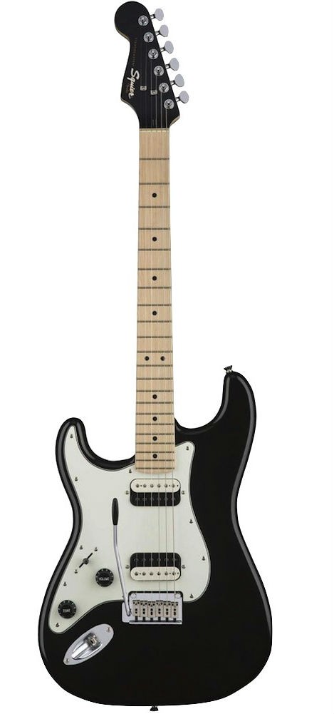 Fender Squier Contemporary Stratocaster HH Left-Handed, Maple Fingerboard, Black Metallic электрогитара левосторонняя, черная