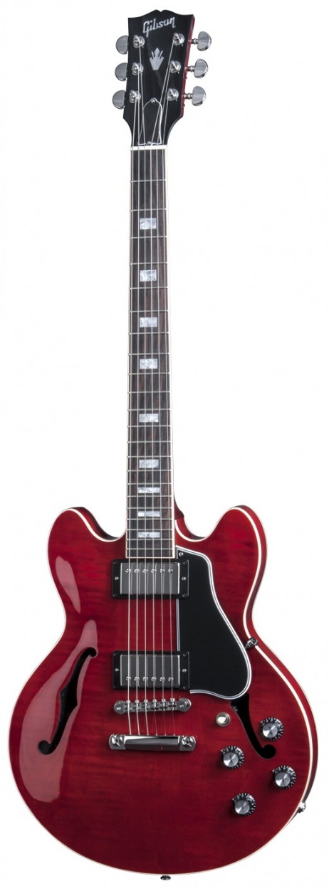 Gibson 2016 Memphis ES-339 Faded Cherry полуакустическая электрогитара с кейсом, цвет вишнёвый