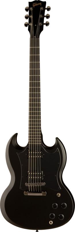 Gibson SG Gothic Morte Satin Ebony электрогитара, цвет черный матовый