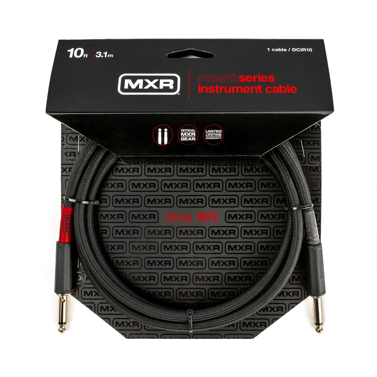 MXR DCIR10 Stealth Series  инструментальный кабель, 3.1 метра