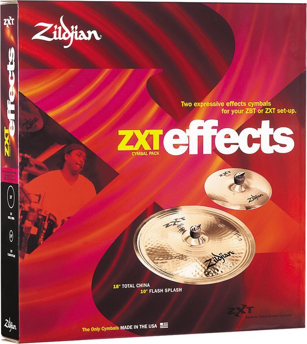 Zildjian ZXT EFFECTS SETUP набор тарелок (10- Flash Splash, 18- Total China)