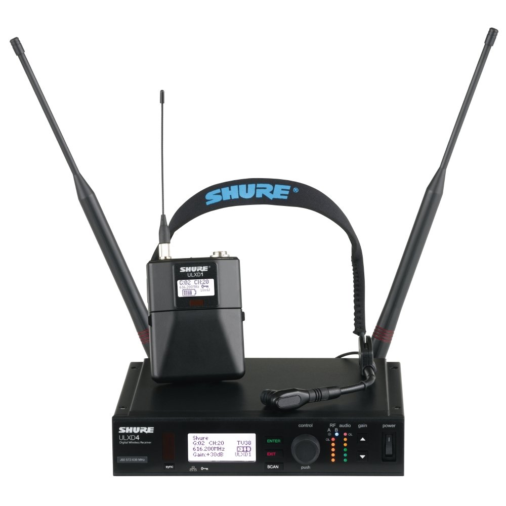 Shure ULXD14/30 P51 цифровая радиосистема с оголовьем