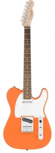 Fender Squier SQ AFF Strat LRL CPO электрогитара, цвет оранжевый