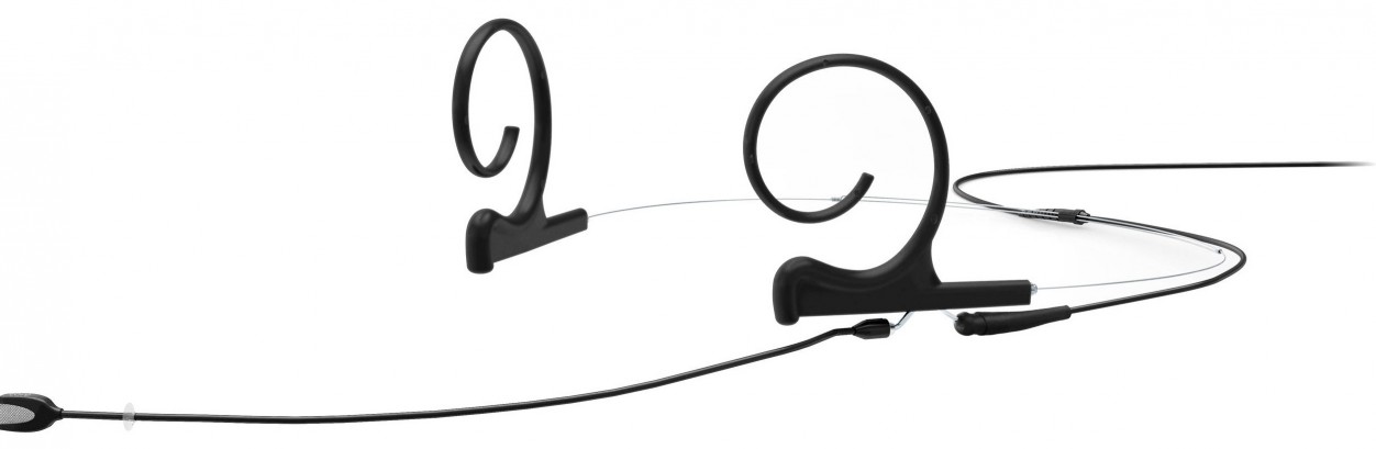 DPA 4166-OC-F-B00-LH микрофон с креплением на два уха, черный, разъём MicroDot
