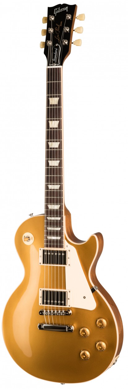 Gibson Les Paul Standard 50s Goldtop электрогитара, цвет золотой, в комплекте кейс
