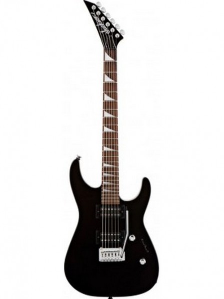 Jackson JS22R Dinky Black электрогитара с чехлом, цвет черный.