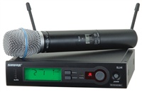 Shure SLX24L/SM58 R5 профессиональная двухантенная `вокальная` радиосистема с капсюлем микрофона SM58