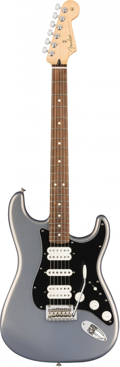 Fender Player Stratocaster® HSH, Pau Ferro Fingerboard, Silver электрогитара, цвет серый