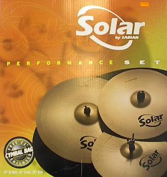 Sabian SOLAR Performance Set W / Bag
