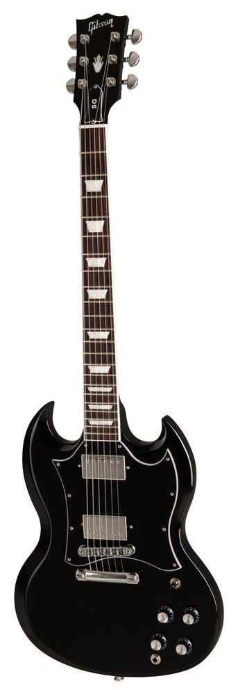 Gibson 2019 SG Standard Ebony электрогитара, цвет черный, в комплекте кейс