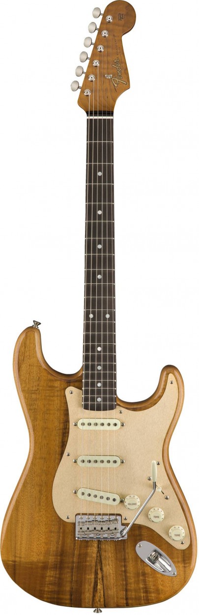 Fender 2018 Artisan Koa Stratocaster® электрогитара с кейсом, цвет натуральный коа